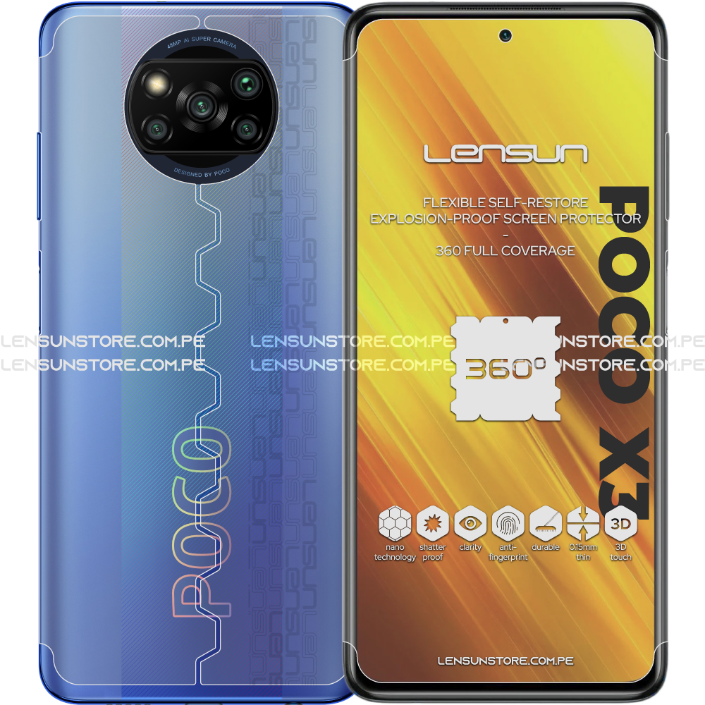 Lámina 360 Lensun - Poco X3