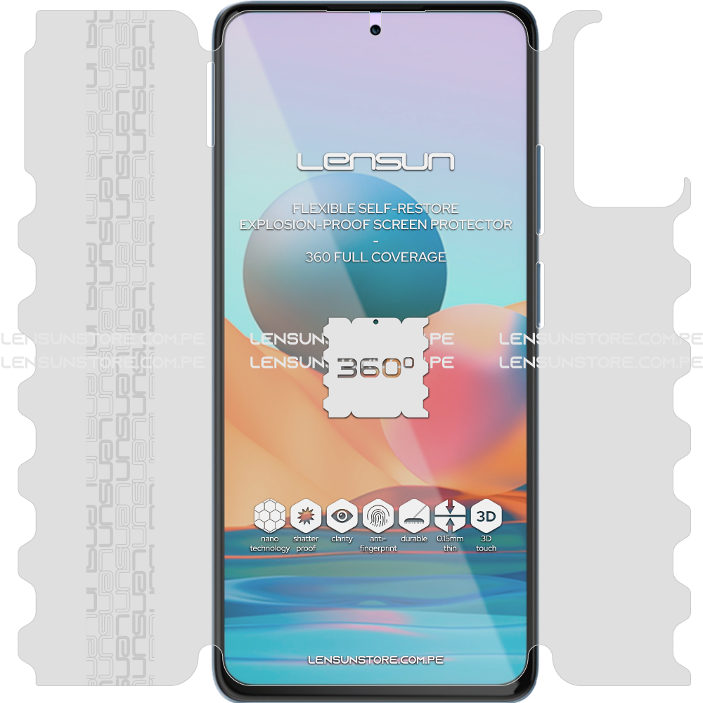 Vidrio Templado Completo Xiaomi Redmi Note 12 PRO 5G – iCase Uruguay