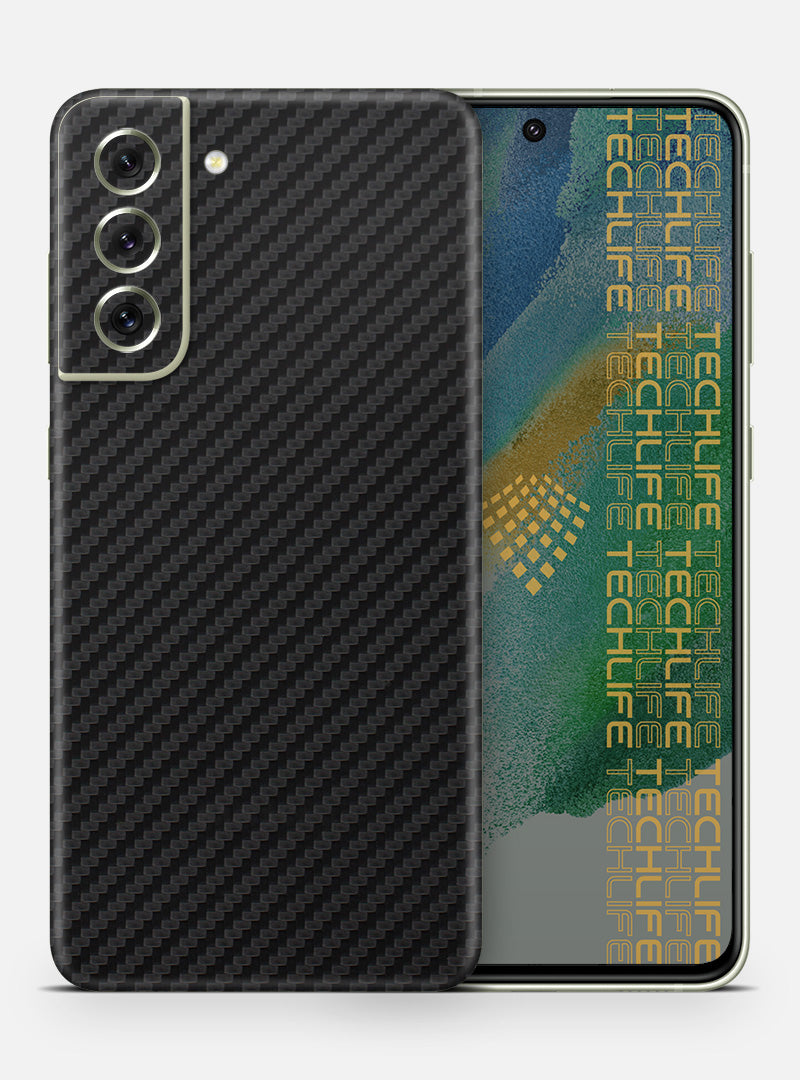Skin Black 3D Carbon para Samsung Galaxy S21