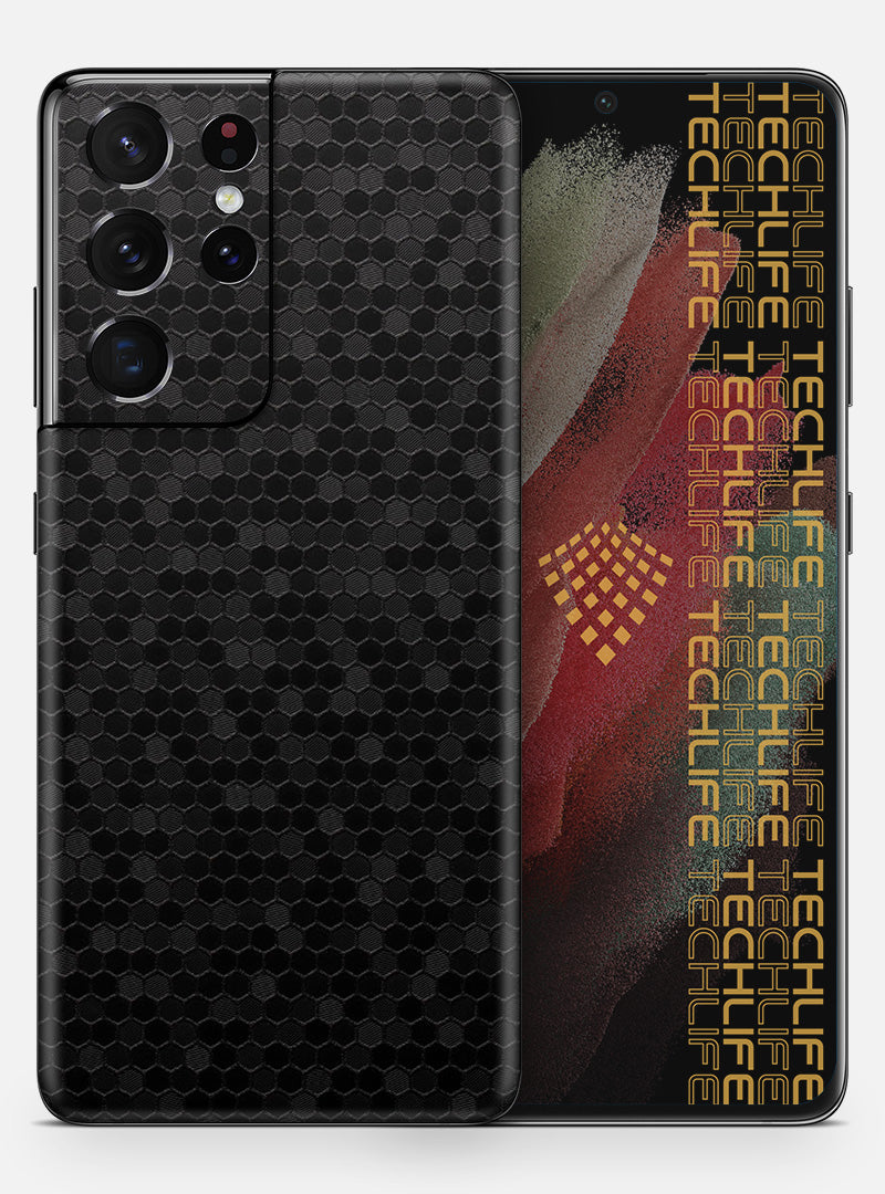 Skin Premium HexaTech Abismo Negro Samsung Galaxy S21 Ultra