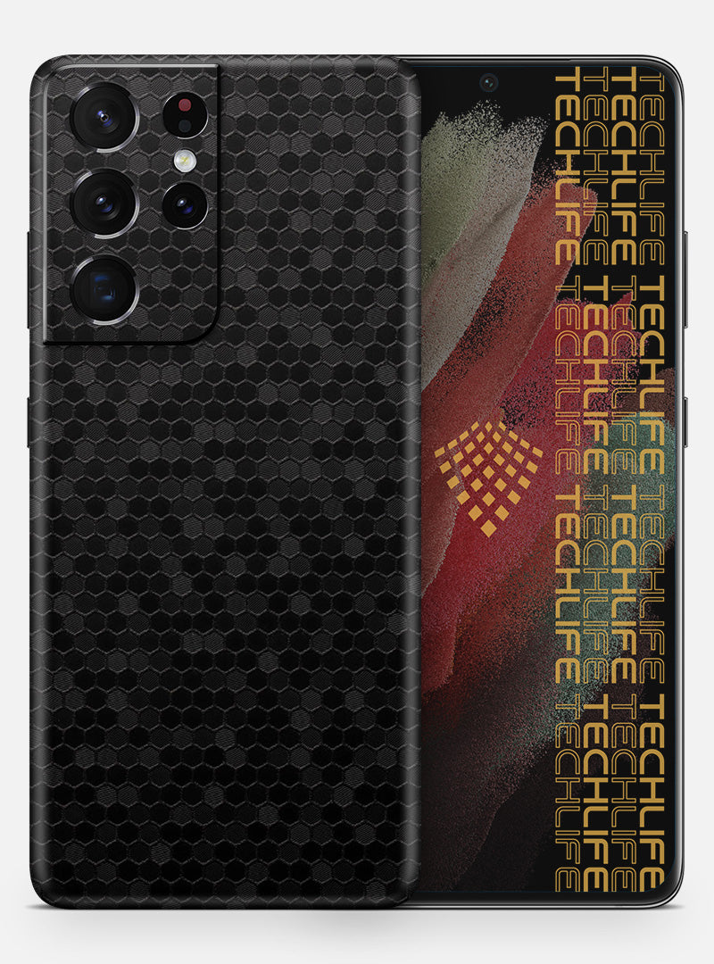 Skin Premium HexaTech Abismo Negro Samsung Galaxy S21 Ultra