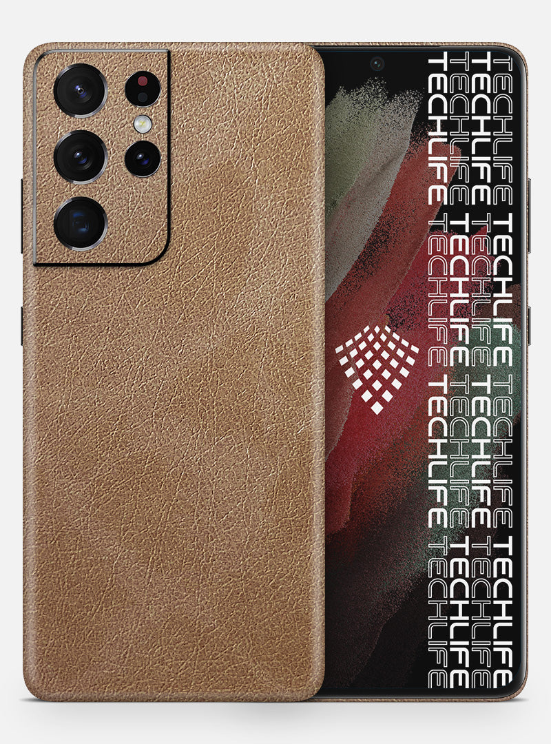 Skin Leather Sienna para Galaxy S21 Ultra