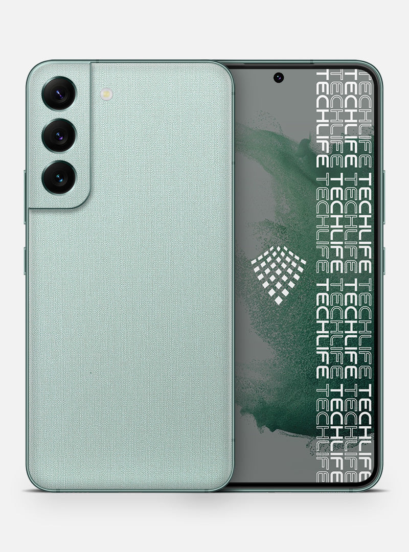 Skin Linen Aquagreen para Galaxy S22
