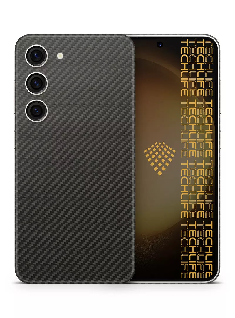 Skin Black 3D Carbon para Galaxy S23
