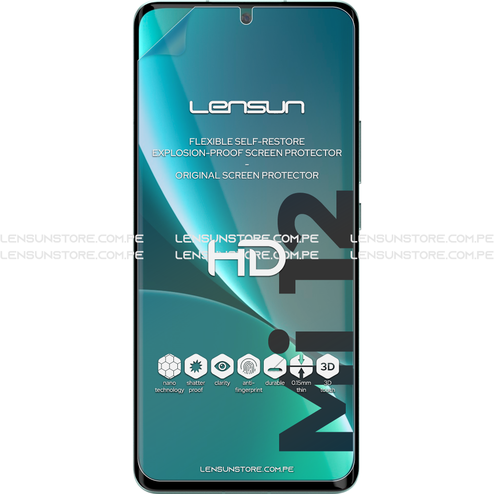 Protector de Pantalla Lensun HD Xiaomi Mi 12