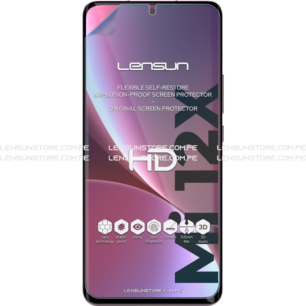 Protector de Pantalla Lensun HD Xiaomi Mi 12X