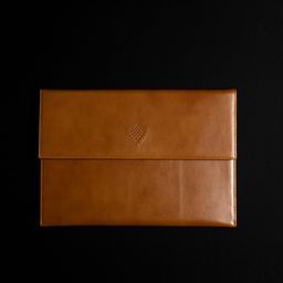 Elite Sleeve - Bolso de Mano para Documentos,Tabletas Cuero Genuino