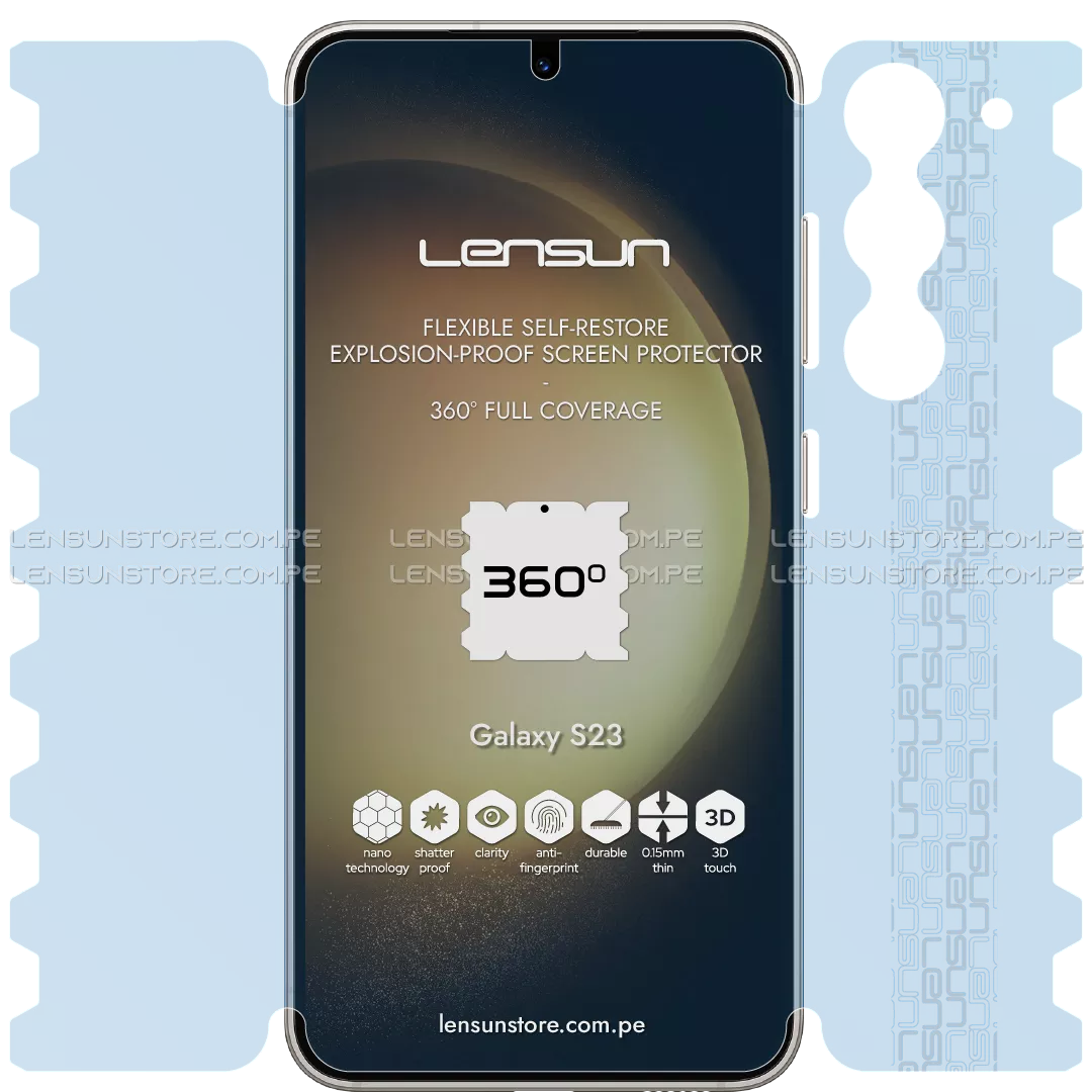 Lensun Protector 360° para Galaxy S23