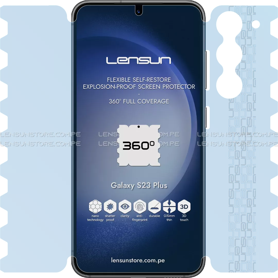 Lámina 360 Lensun - Galaxy S23 Plus
