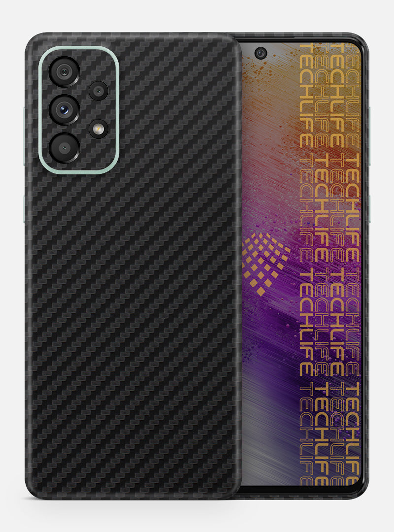 Skin Black 3D Carbon para Samsung Galaxy A73