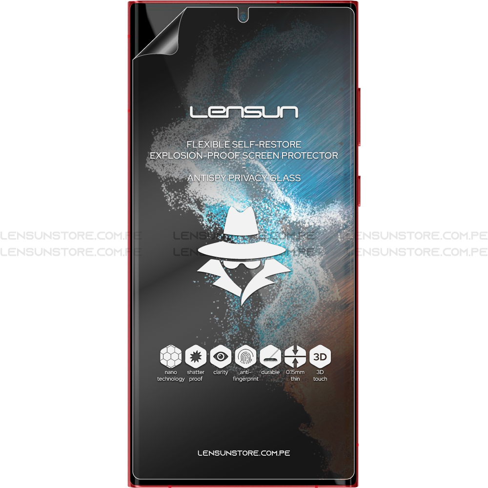 Lensun Protector Anti Spy para Galaxy S22 Ultra