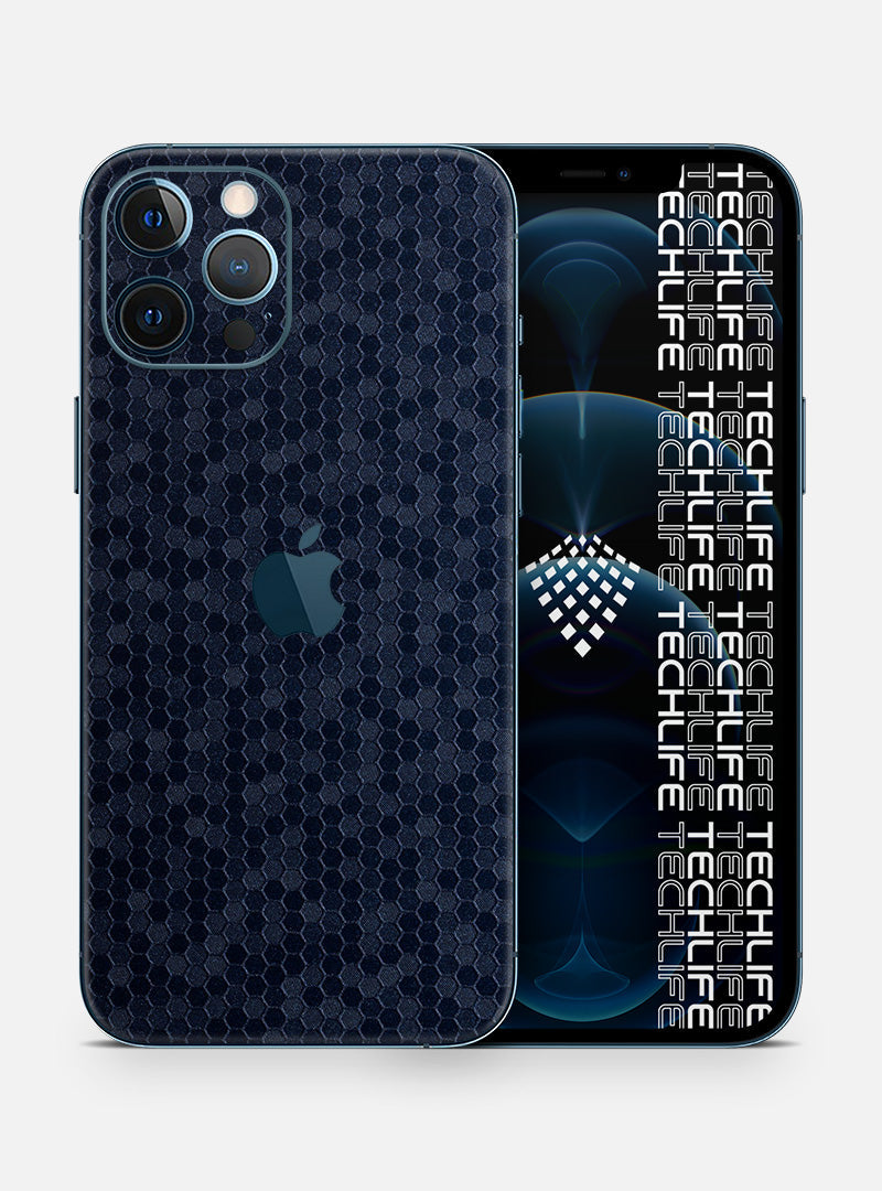 Skin Honeycomb Blue para iPhone 12 Pro Max