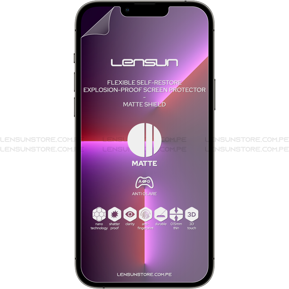 Lensun Protector de Pantalla Matte iPhone 13 Pro Max