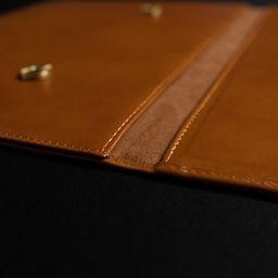 Elite Sleeve - Bolso de Mano para Documentos,Tabletas Cuero Genuino