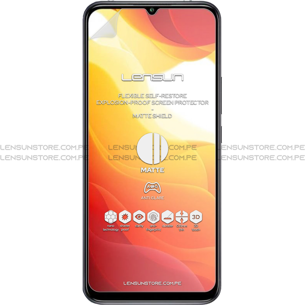 Lensun Protector de Pantalla Matte Shield Xiaomi Mi 10 Lite