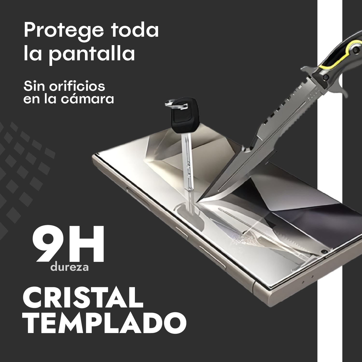 Protector de Pantalla + Vidrio Templado 9H - Galaxy S24 Ultra ( 2 UND )