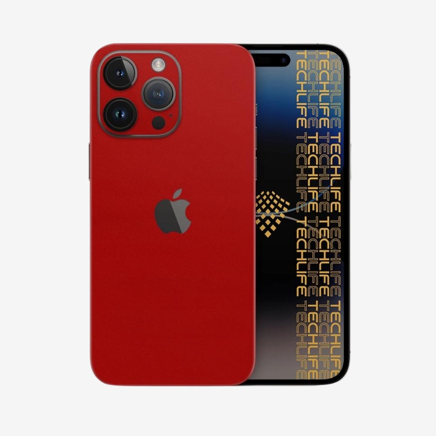 Skin Premium Alcantara Rojo iPhone 13 Pro