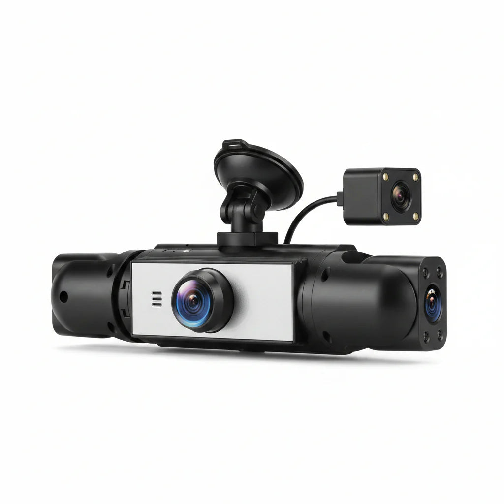 Camara para Auto DashCam 4 Cámaras WIFI 1080p 360º +