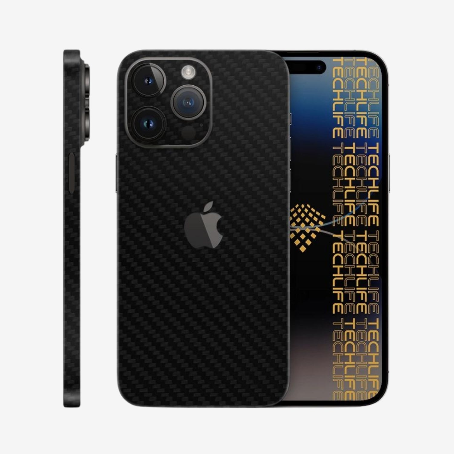 Skin Premium Carbono Negro iPhone 15 Pro Max