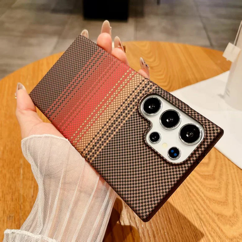 Case con Diseño de Carbono Slim  Galaxy A17
