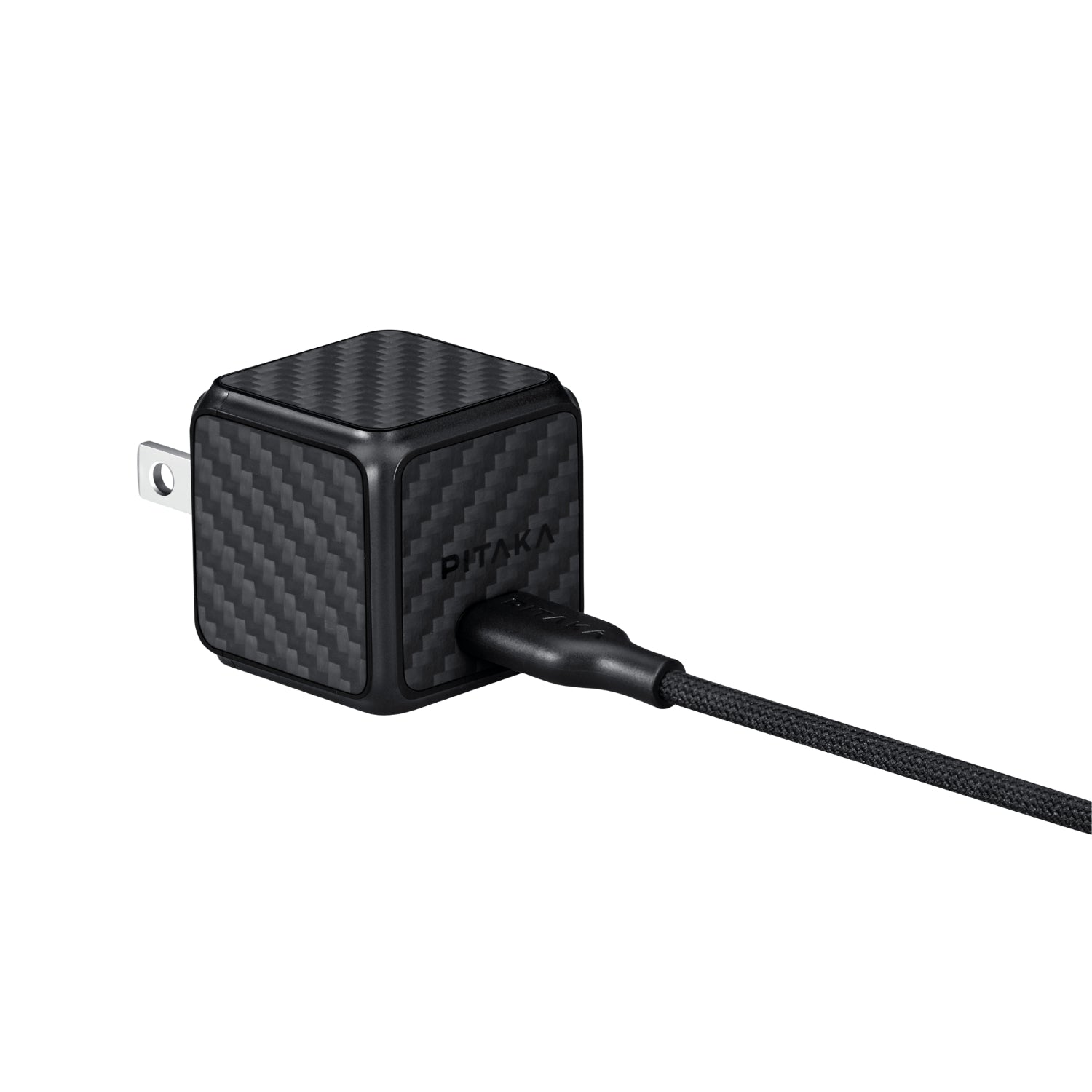 Cargador + Cable Pitaka Trenzado 30W - C-C Cable