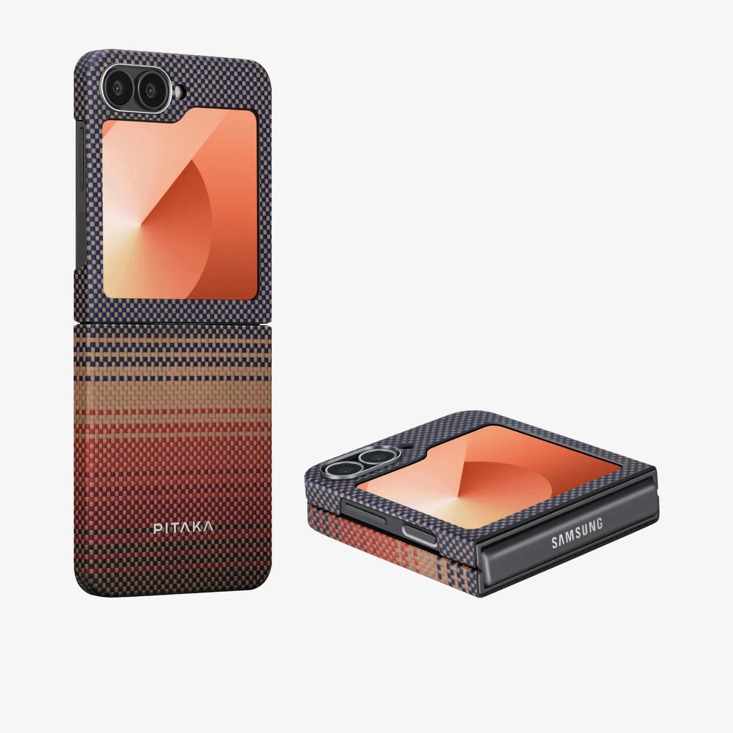 Case Pitaka Tactile Woven Galaxy Z Flip 6 | Magsafe