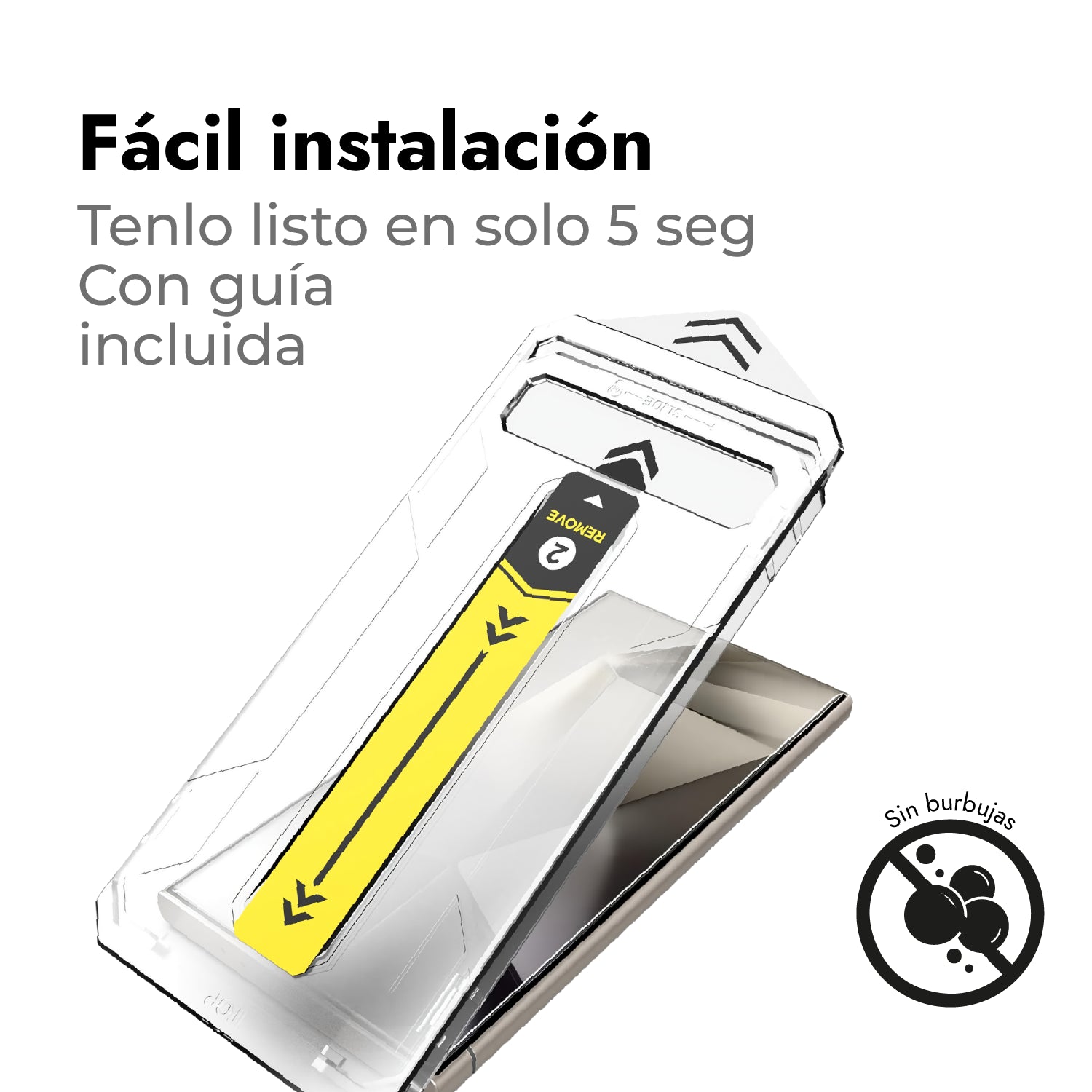 Protector de Pantalla + Vidrio Templado 9H - Galaxy S24 Ultra ( 2 UND )