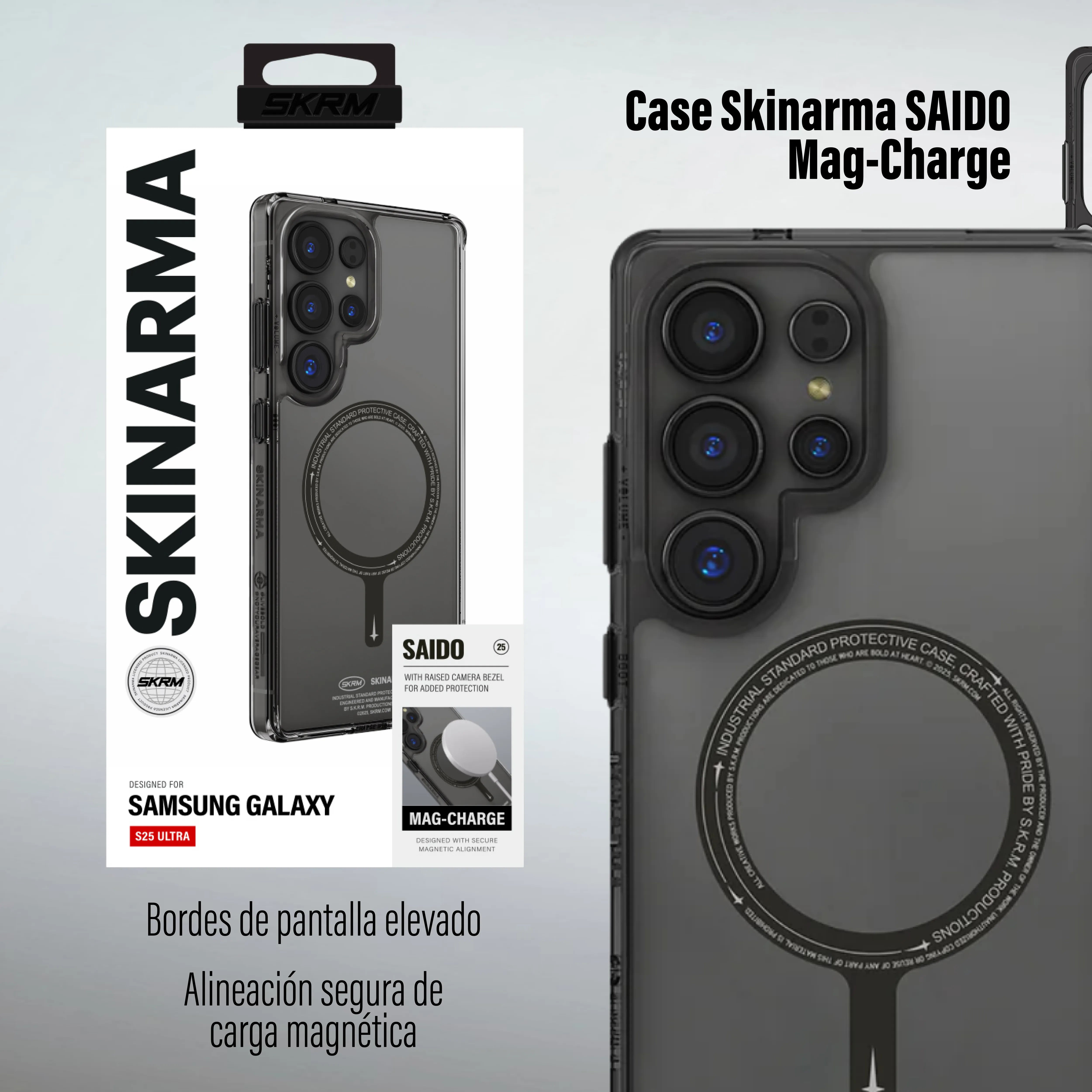 Case Magsafe  + Vidrio Anti-espía - Galaxy S25 Ultra