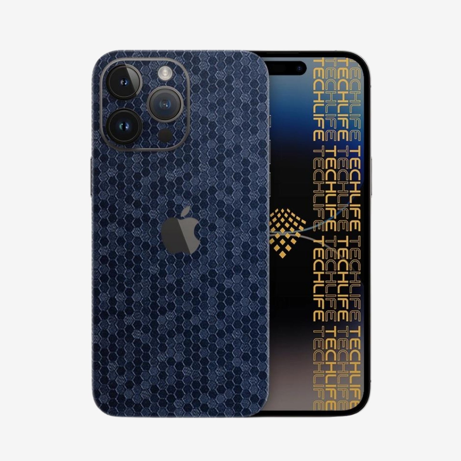 Skin Premium HexaTech Océano Azul iPhone 15 Pro