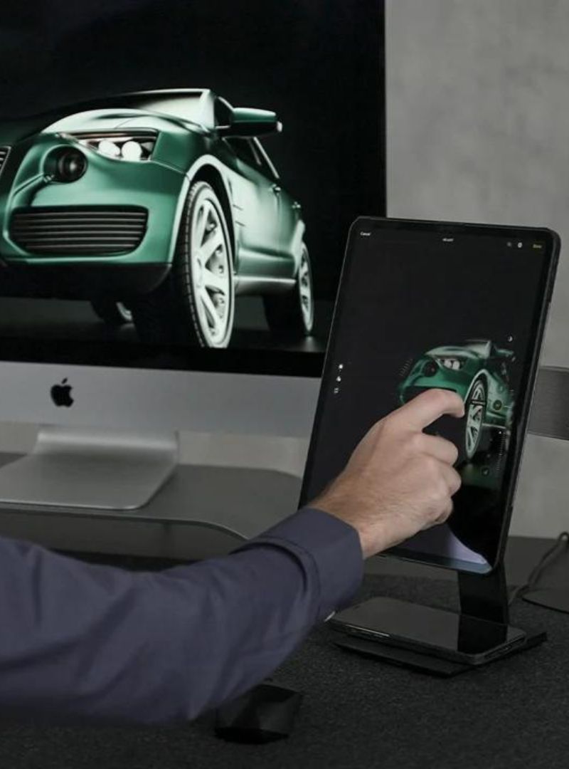 MagEZ Charging Stand  Black/Grey (Twill) para iPad