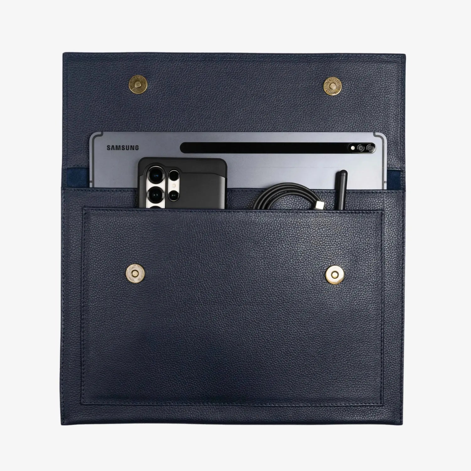 Inkabrief - Sobre de Cuero Premium Artesanal para laptop y documentos | Inka Artisan