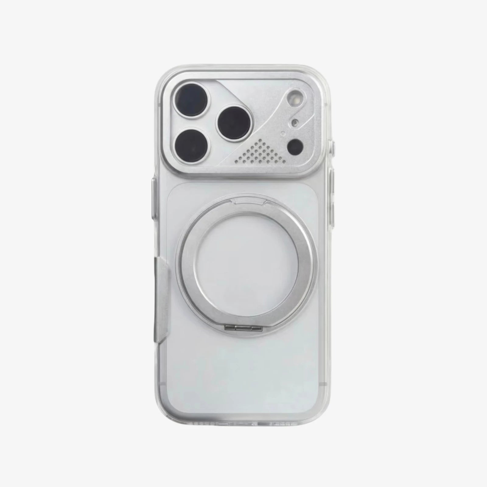 Case Trasnparente Zero Yellow Stand  iPhone 17 Pro Max (Magsafe)