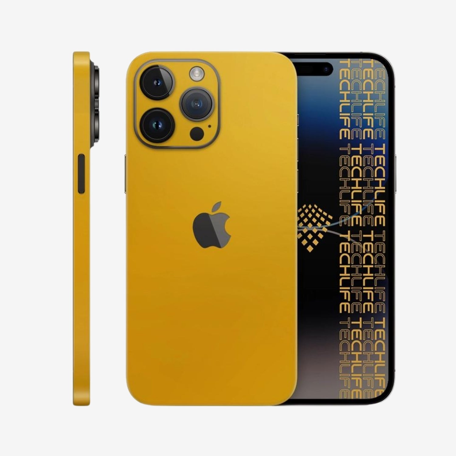Skin Premium Color Amarillo Brillante iPhone 15 Pro Max