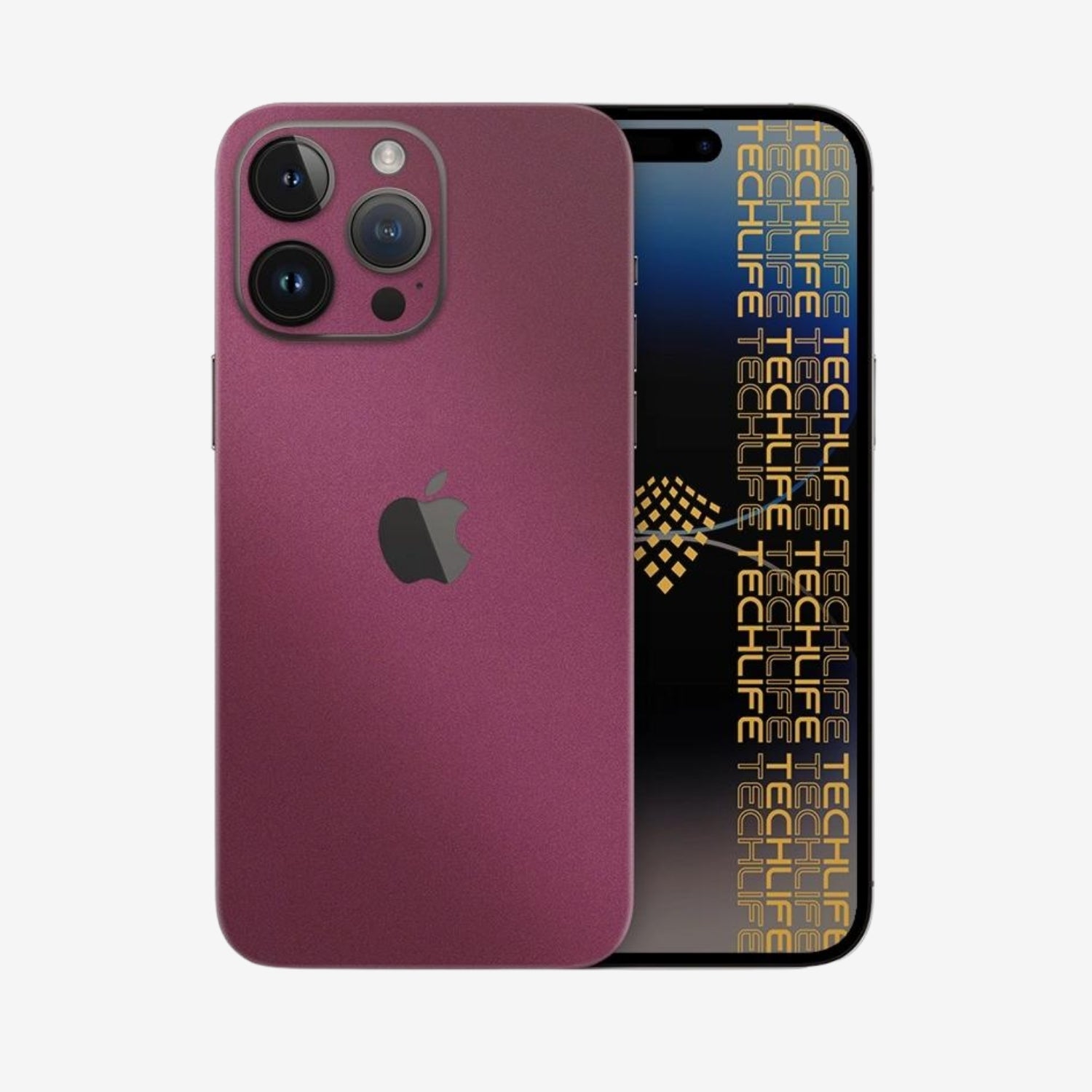 Skin Premium Algodon Guinda iPhone 15 Pro Max