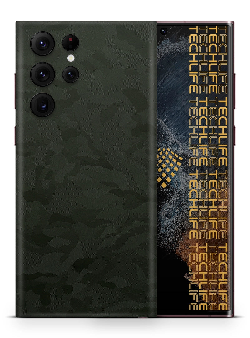 Skin Premium Camuflaje Alba Oliva Samsung Galaxy S22 Ultra