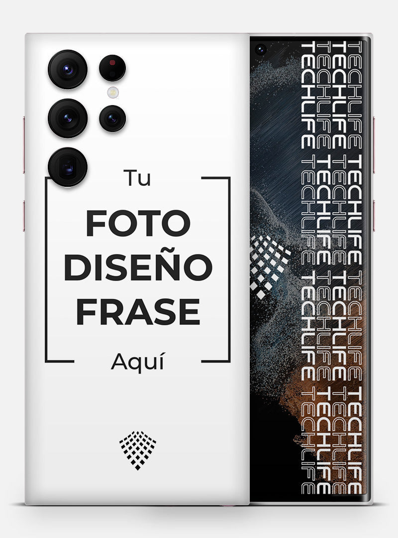 Funda Personalizada Transparente 360 Samsung Galaxy – Case Dual 360 con Skin