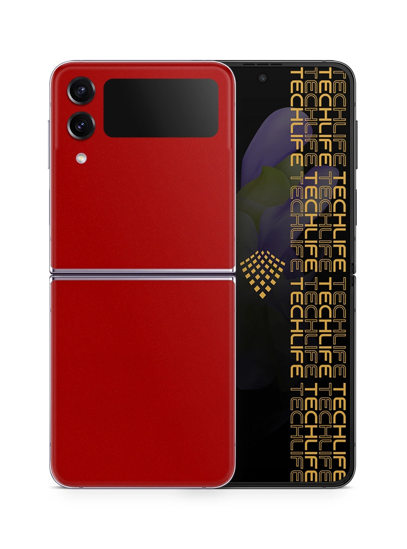 Skin Premium Alcantara Rojo Samsung Galaxy Z Flip 4