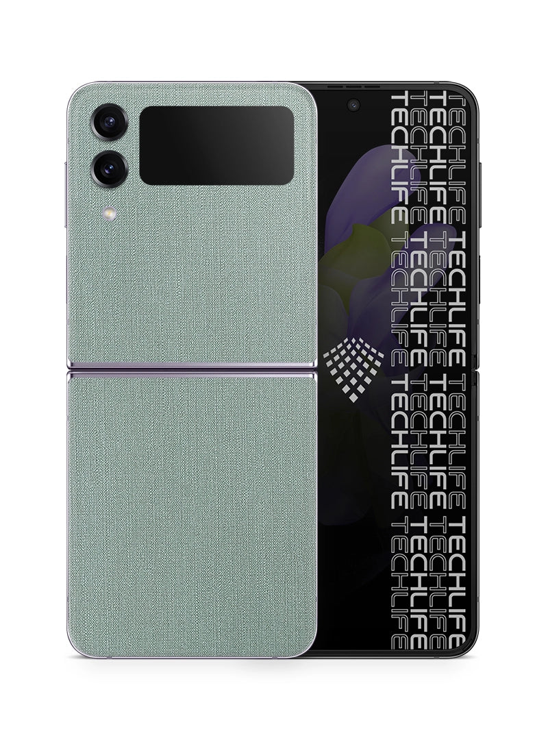 Skin Premium Mosaico verde acuarela Samsung Galaxy Z Flip 4