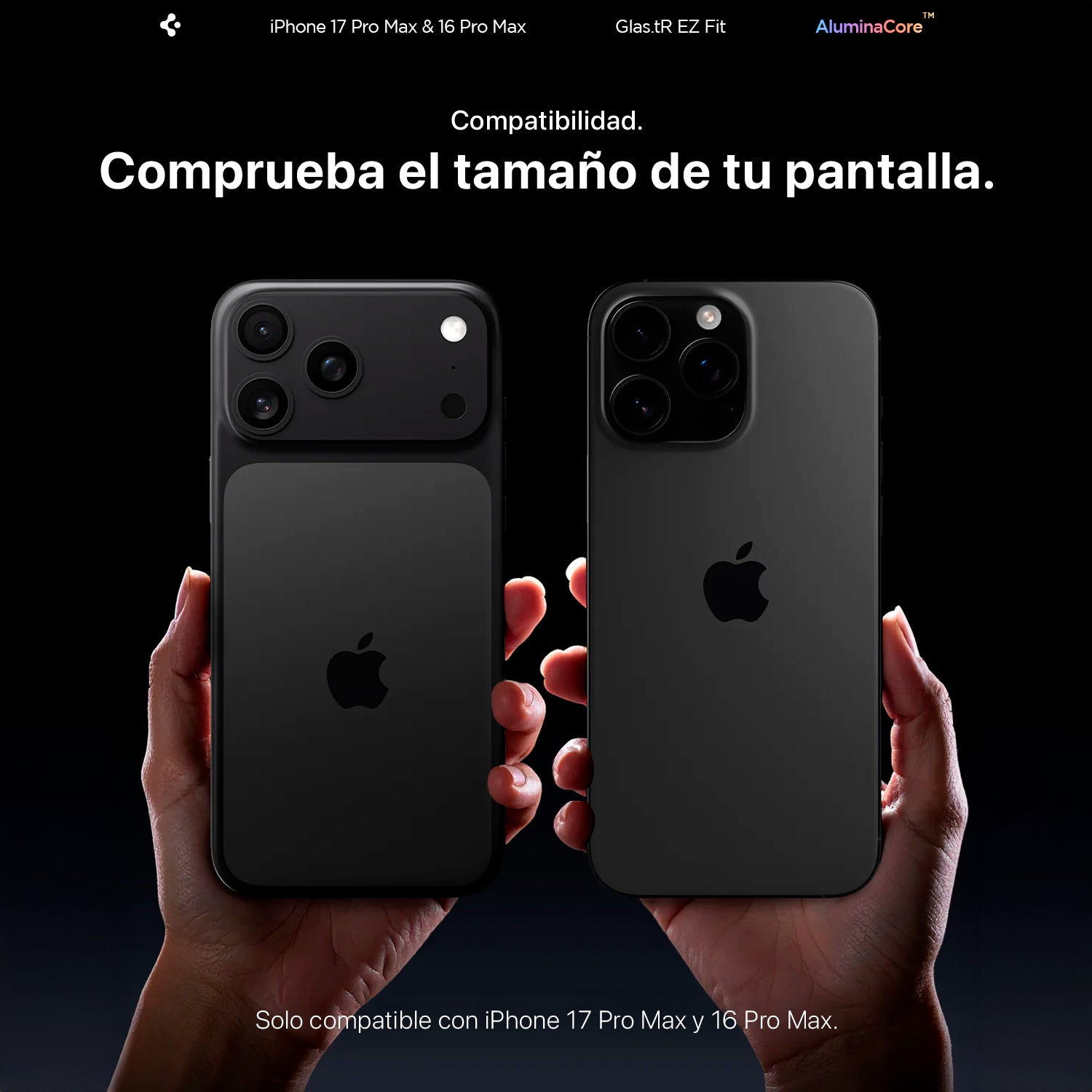 Spigen EZ FIT GLAS.tR S.P. iPhone 17 Pro Max / iPhone 16 Pro Max (2 UND)