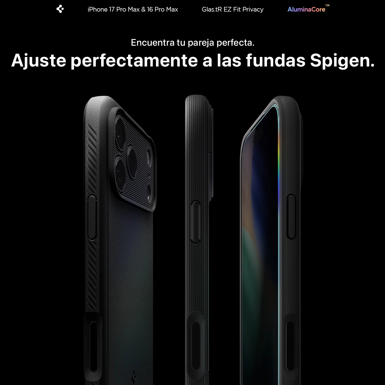 Spigen EZ FIT GLAS.tR Privacy iPhone 17 Pro Max / iPhone 16 Pro Max (2 UND)