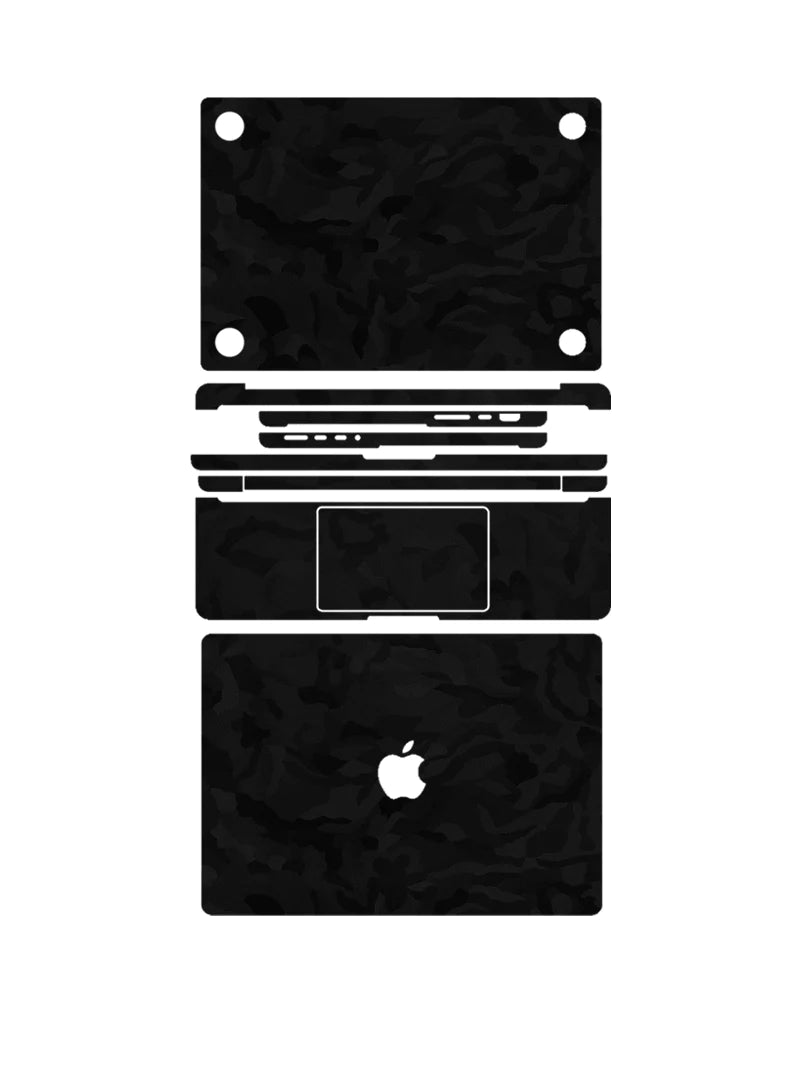 Skin Premium Camuflaje Espectro Negro Macbook Pro con Touch Bar