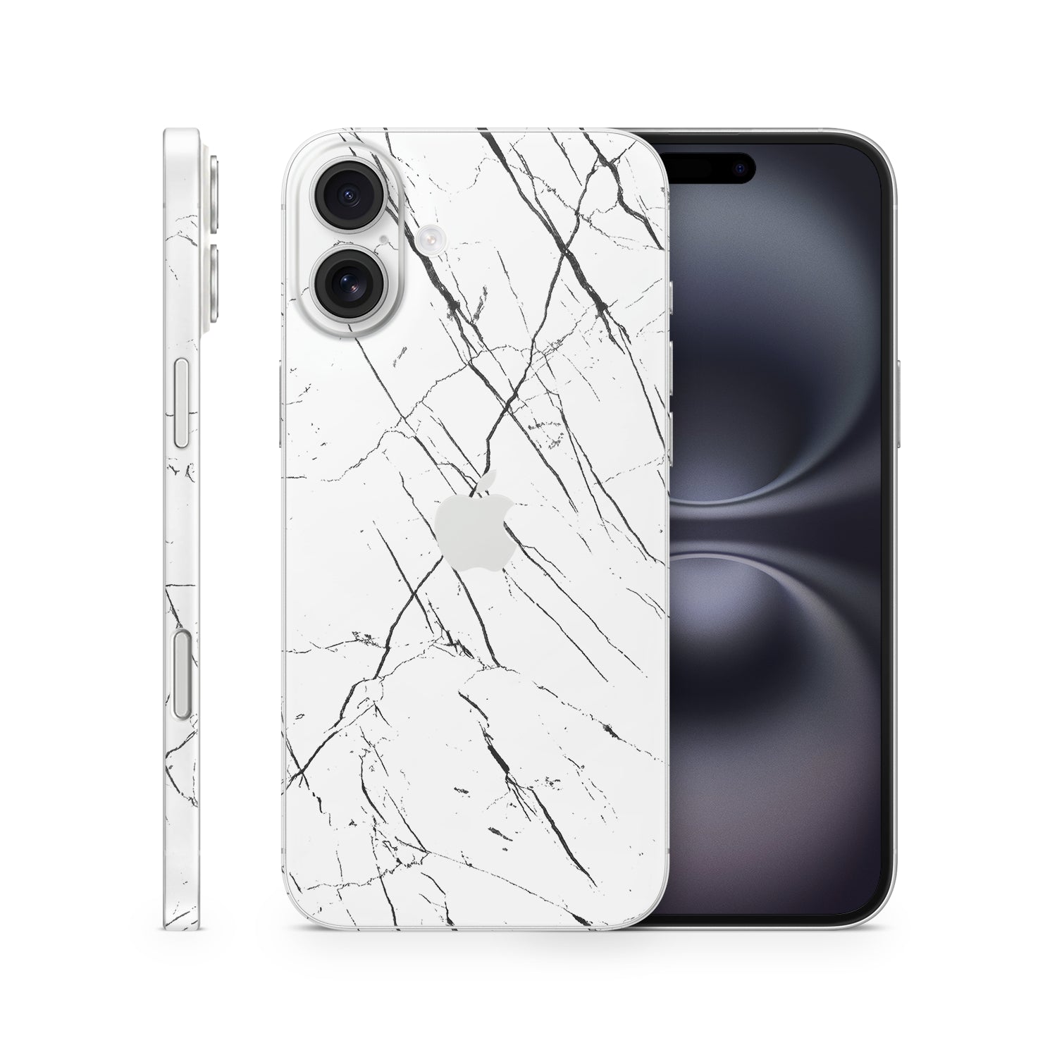 Skin Premium Mármol Nero - iPhone 16 Plus