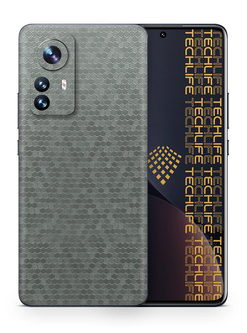 Skin Premium Titanium 3D Honeycomb para Xiaomi Mi 12