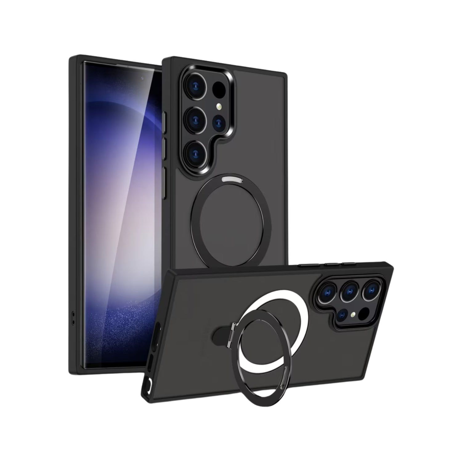 Case Stand Anillo Mágnetico  Matte  Samsung Galaxy S24 Ultra