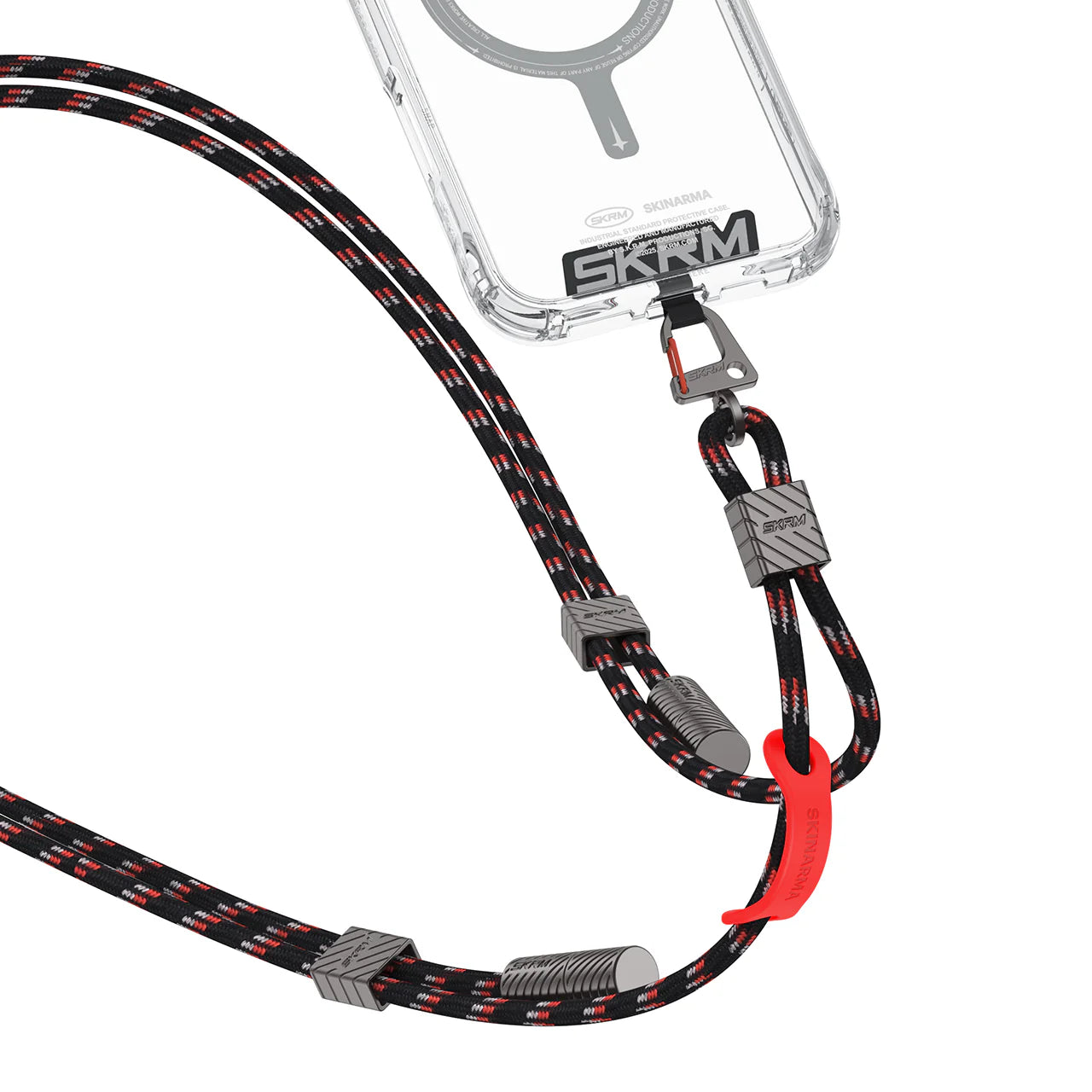 Correa Lanyard Cargador 2 en 1 con Cable USB-C