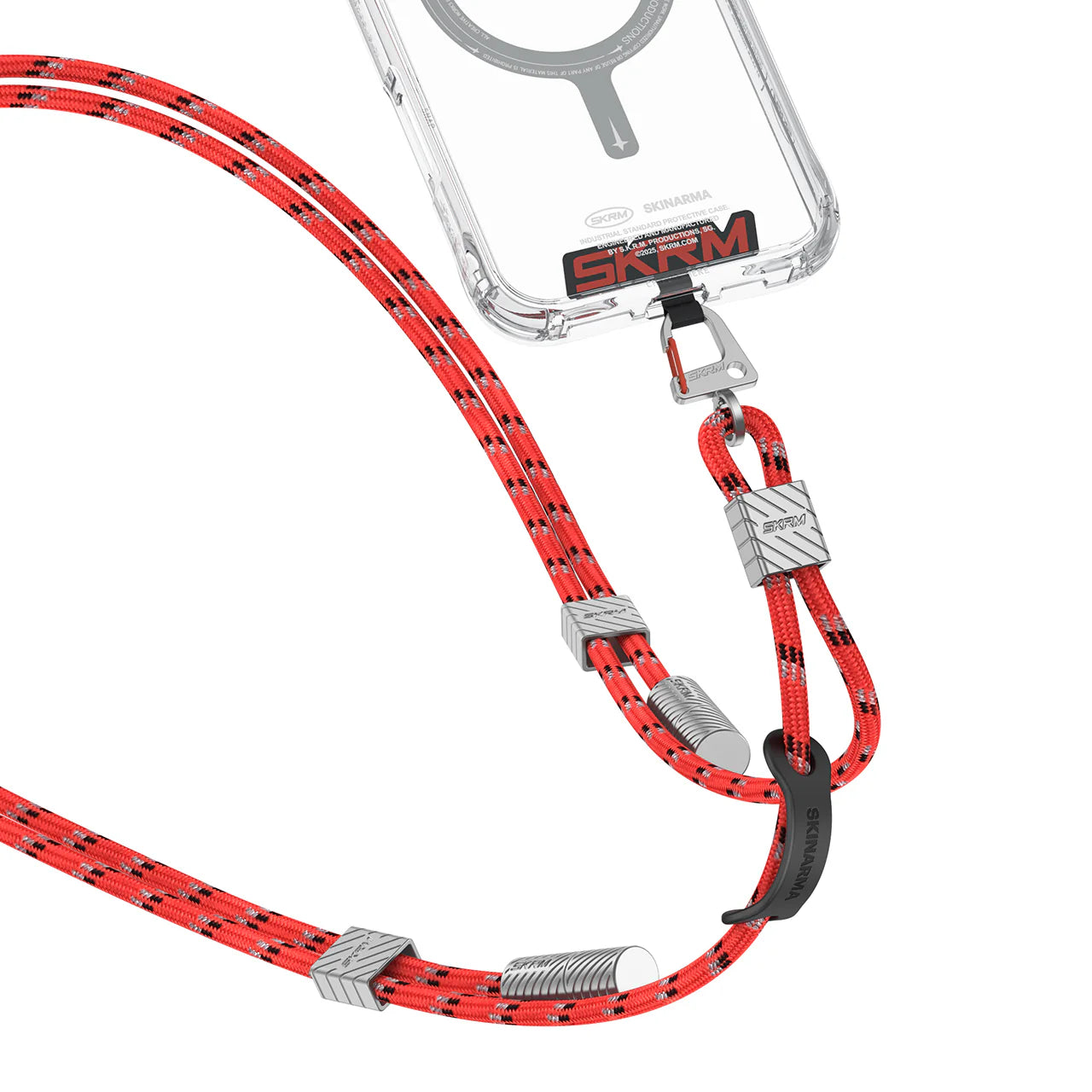 Correa Lanyard Cargador 2 en 1 con Cable USB-C