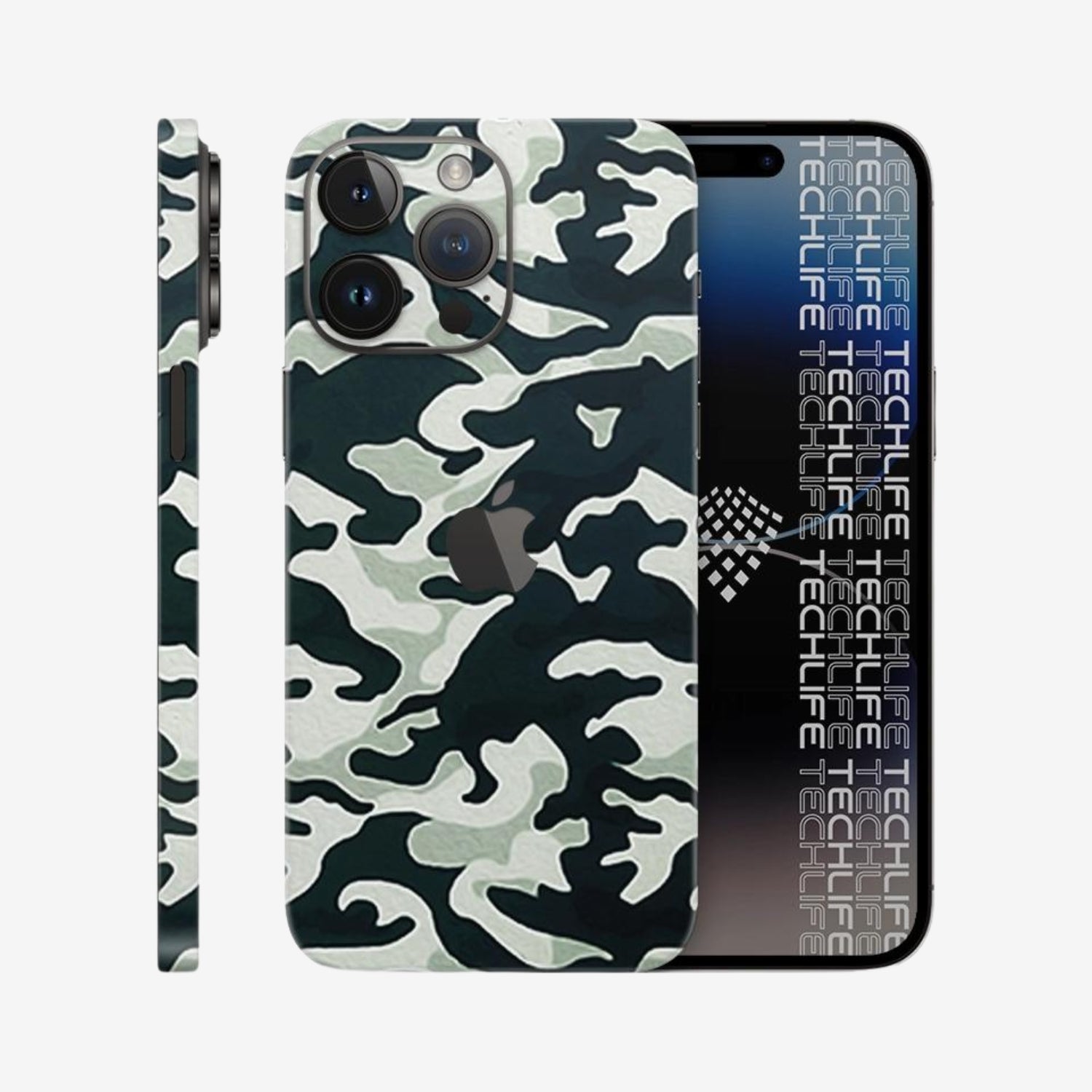 Skin Silver Camuflado Urbano iPhone 15 Pro Max