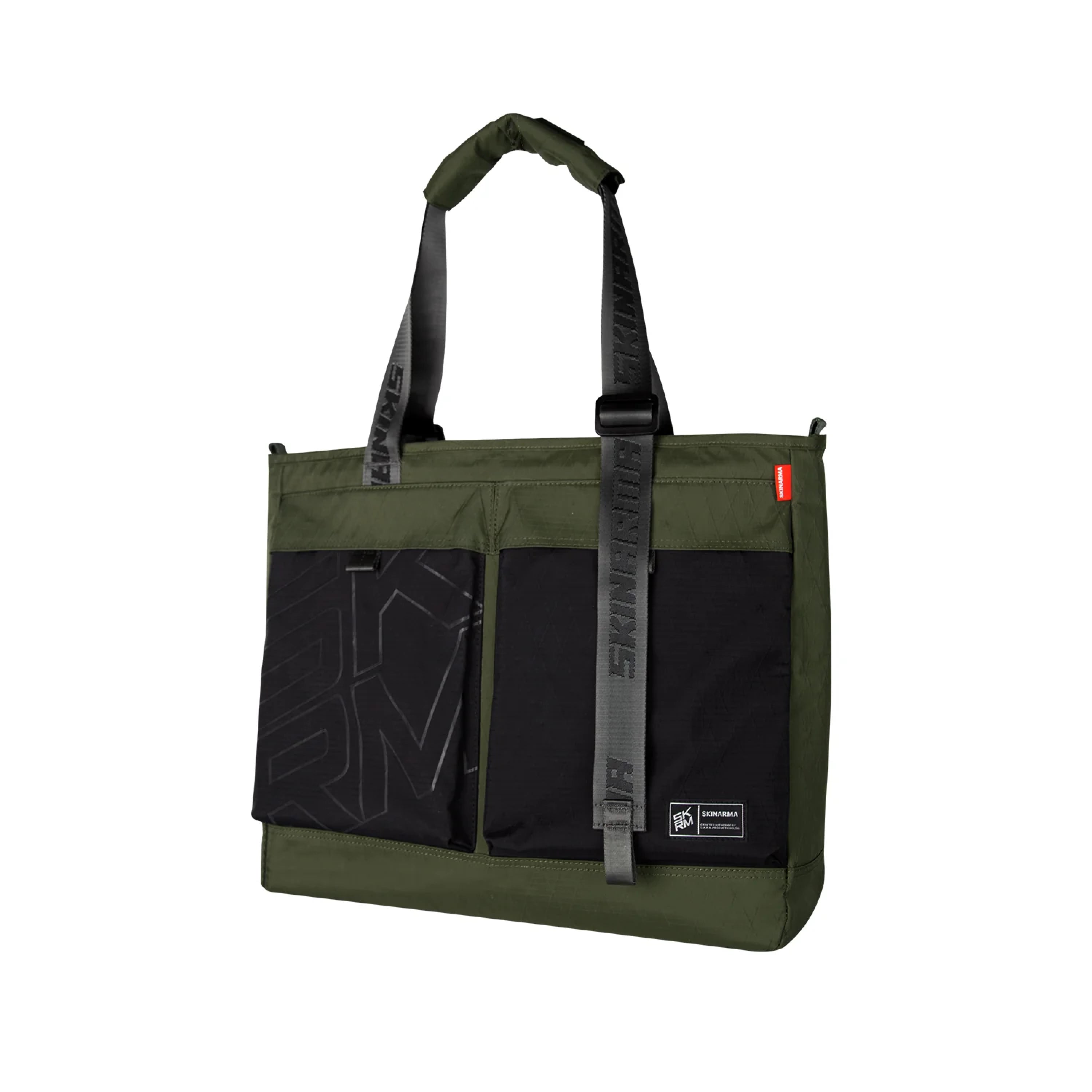 Tote Bag Skinarma Jager - Bolso Urbano Techwear Verde