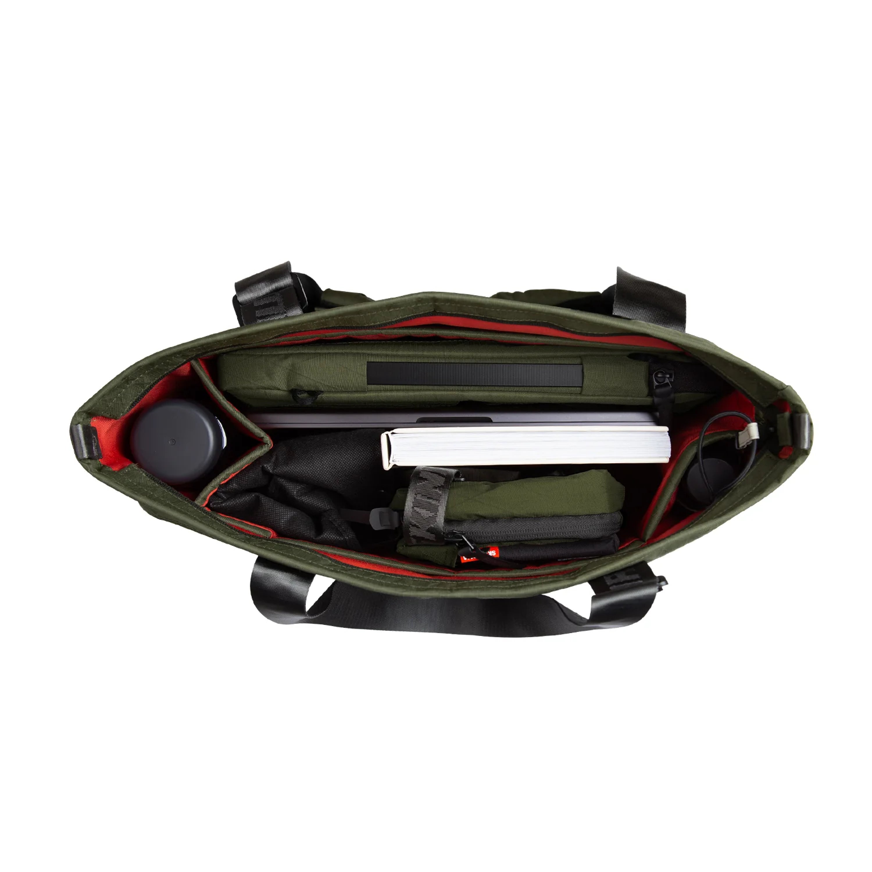 Tote Bag Skinarma Jager - Bolso Urbano Techwear Verde