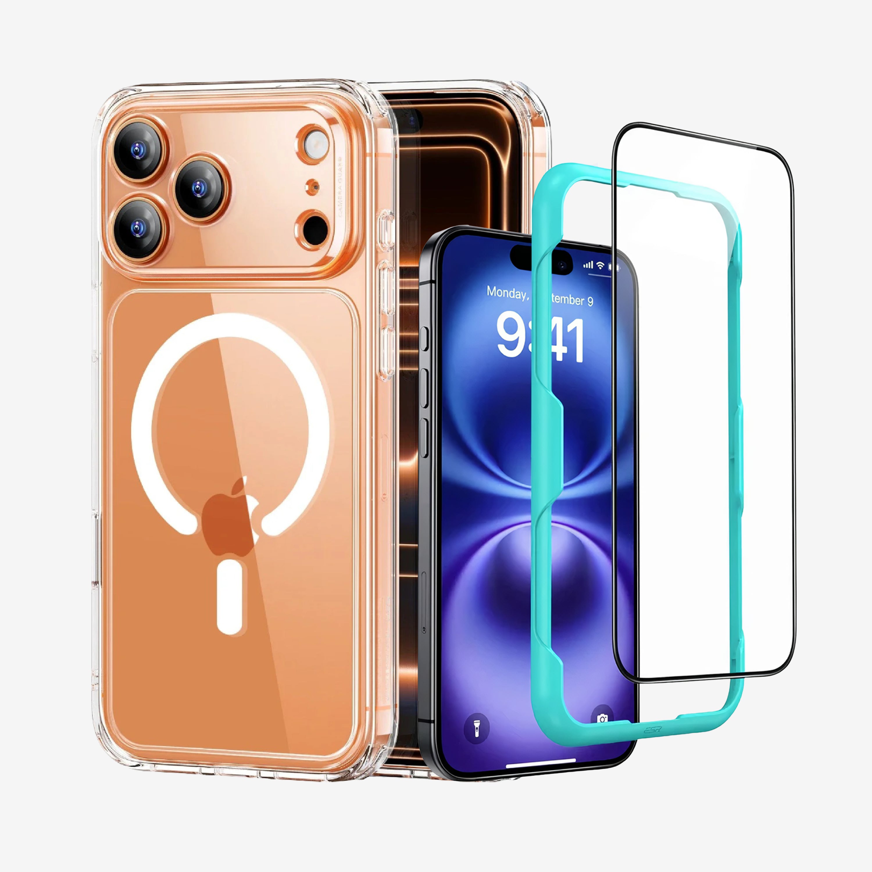 Bipack Classic Hybrid (Camera Control) + Tempered Glass iPhone 17 Pro